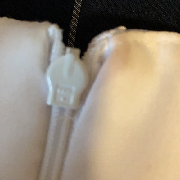 Gorgeous Two Piece w Swarovski Crystals Beading Formal Dress White S M L Skirt - Picture 9 of 15